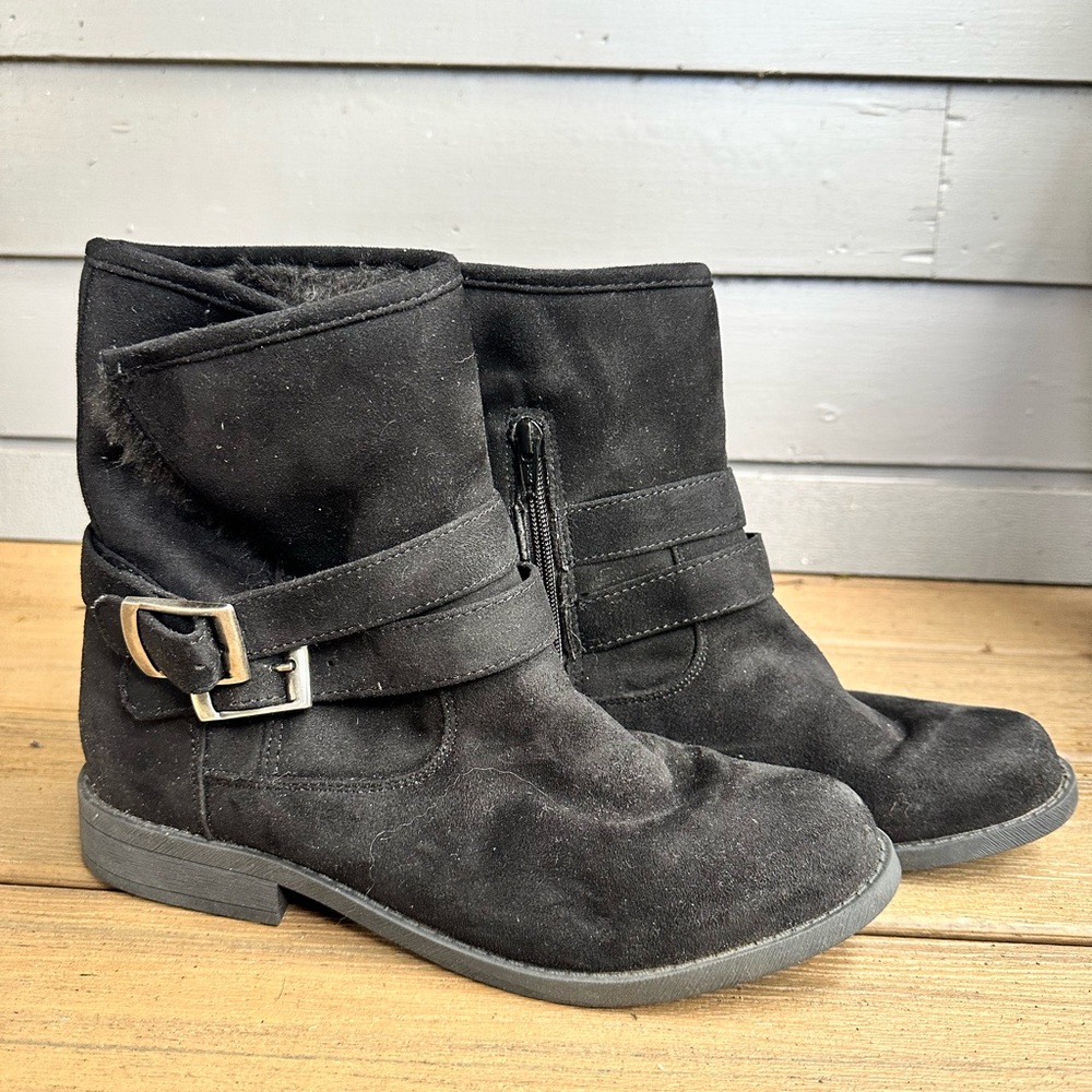 Black Suede Ankle Boots